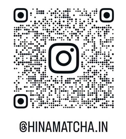 Scan to follow Hina Matcha on Instagram
